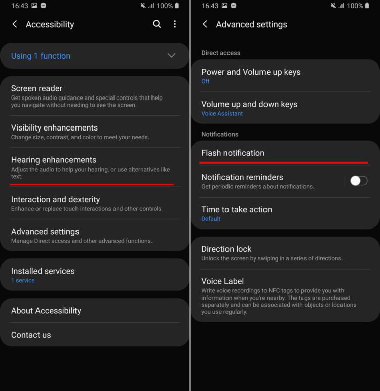 How to Turn Off Flash Notification