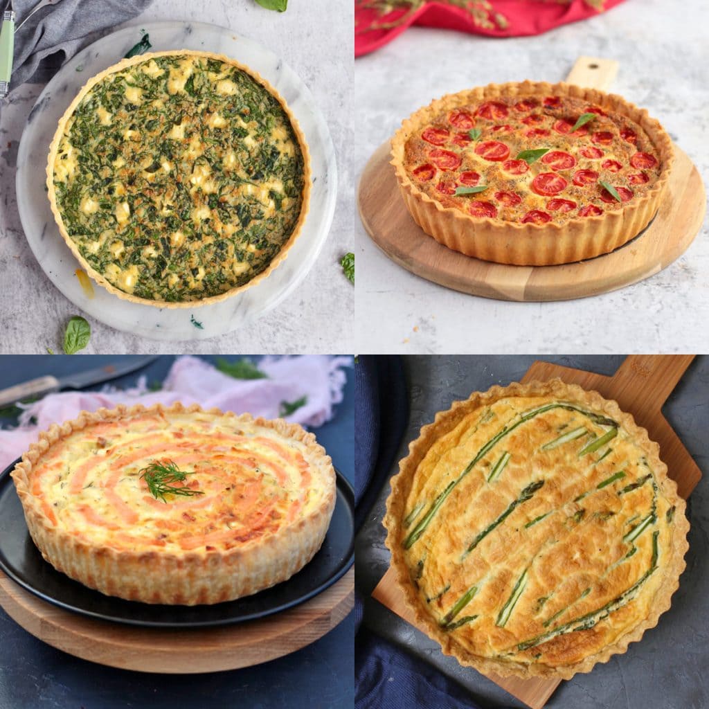 Different Types of Vegetable Quiches