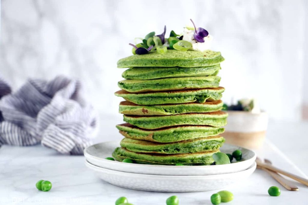 Spinach and Chickpea Flour Pancakes