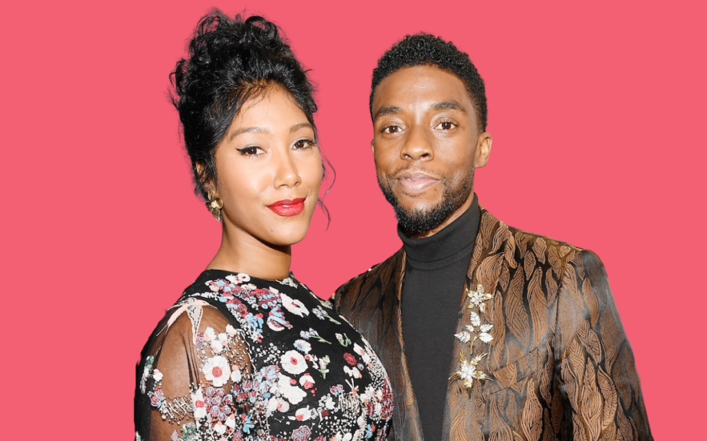 Chadwick Boseman with His Wife