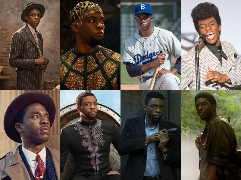 Chadwick Boseman - Characters in Movies