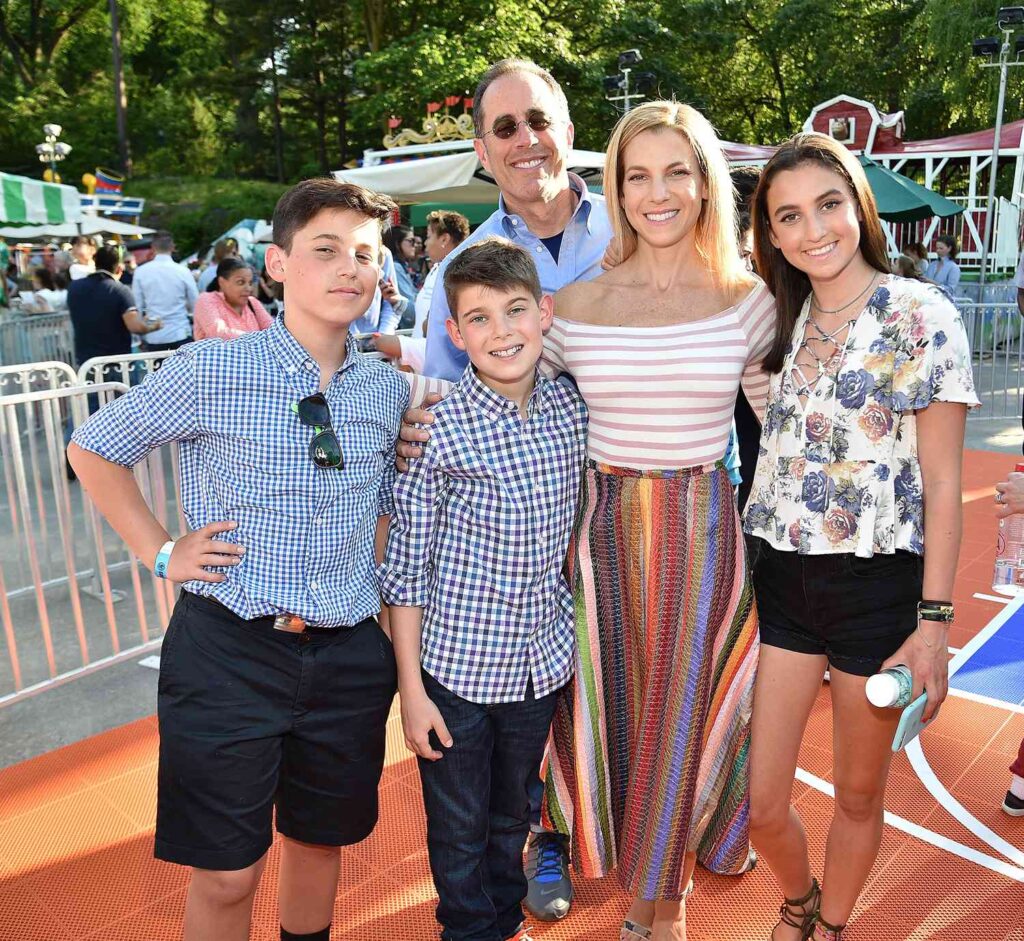 Jerry Seinfeld with His Family