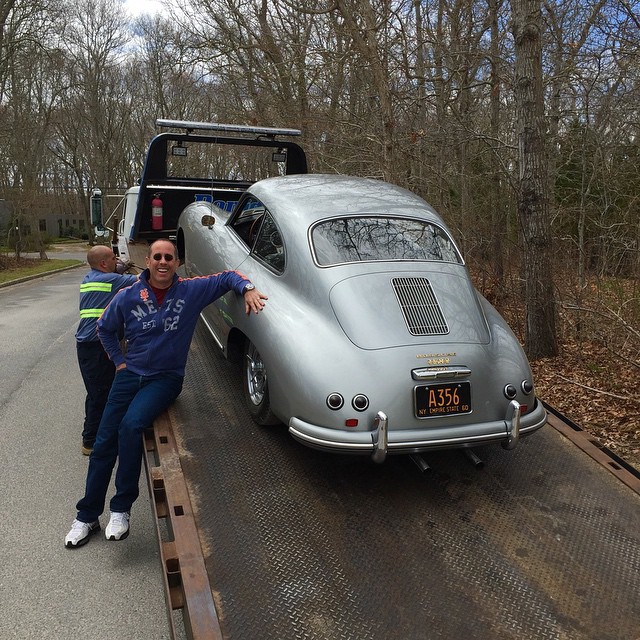 Jerry Seinfeld with His Car