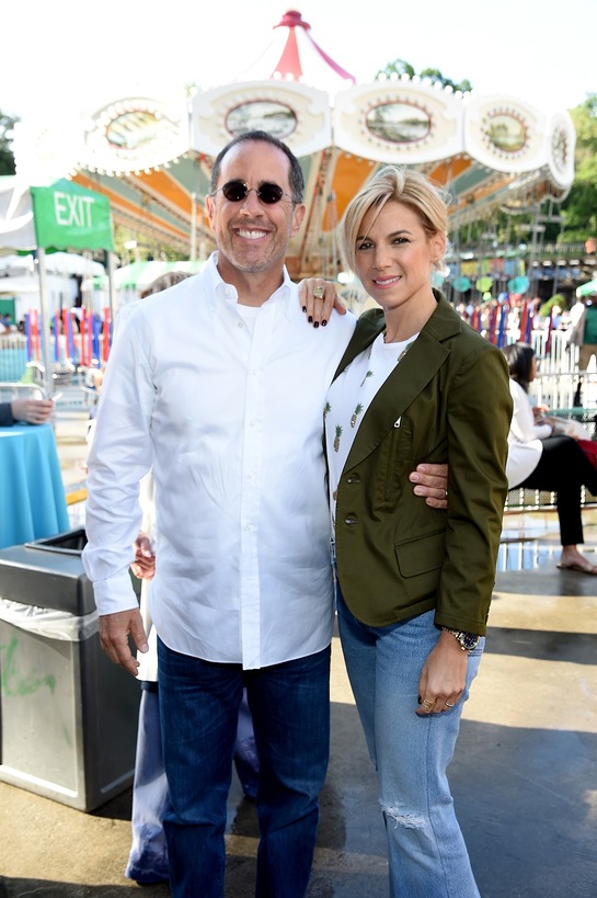 Jerry Seinfeld with his Wife